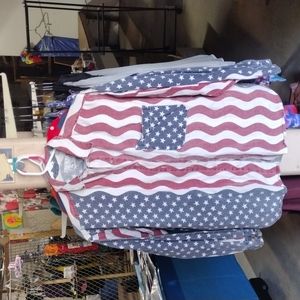 Bath 80's Hershey patriotic shirt